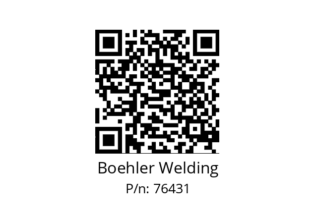   Boehler Welding 76431