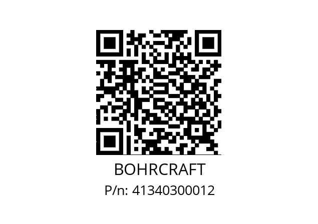   BOHRCRAFT 41340300012