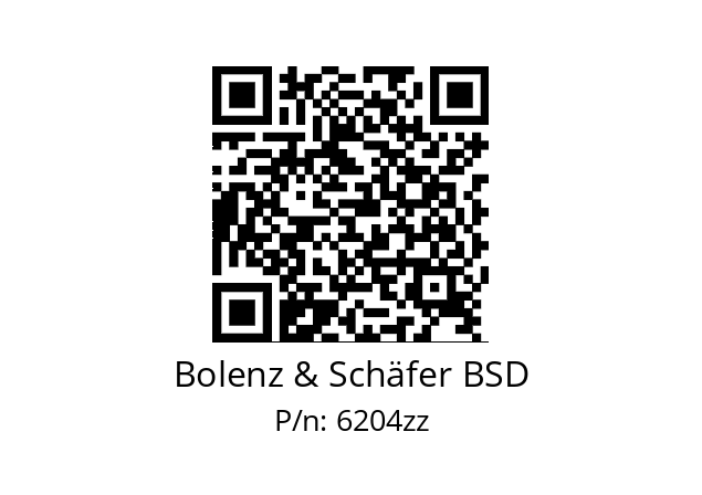   Bolenz & Schäfer BSD 6204zz