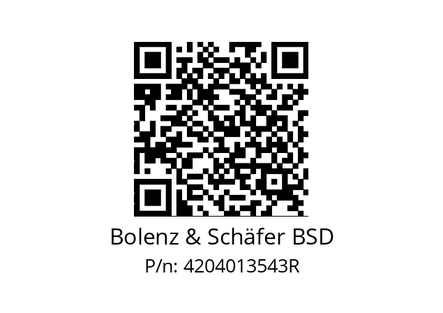   Bolenz & Schäfer BSD 4204013543R