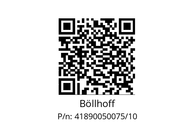   Böllhoff 41890050075/10