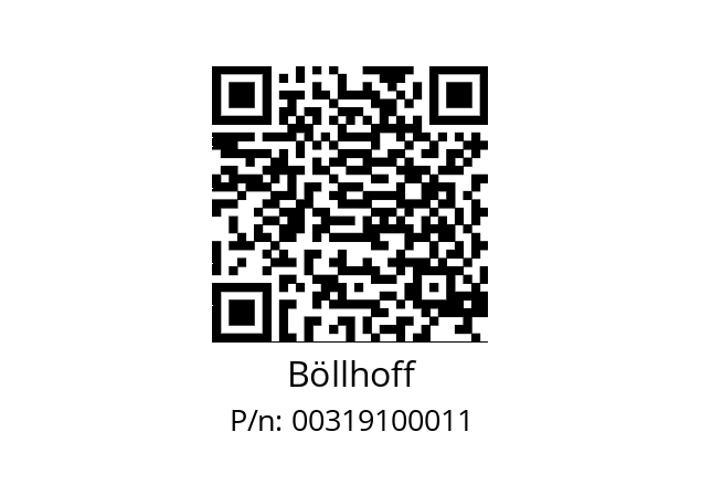   Böllhoff 00319100011