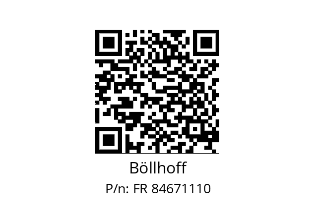   Böllhoff FR 84671110