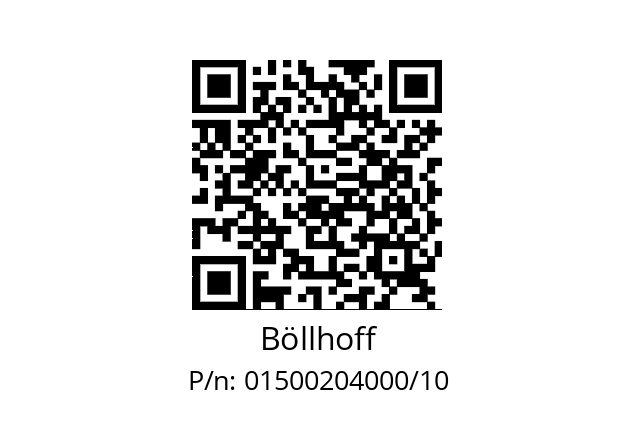   Böllhoff 01500204000/10