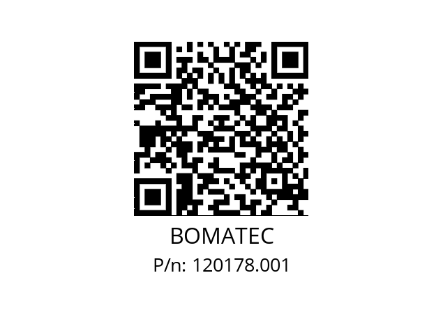   BOMATEC 120178.001