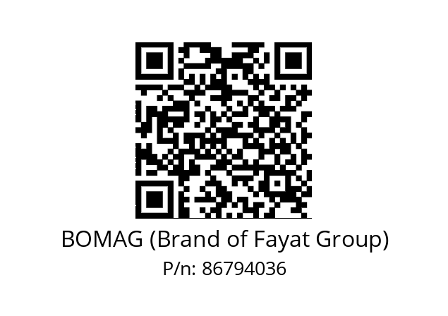   BOMAG (Brand of Fayat Group) 86794036