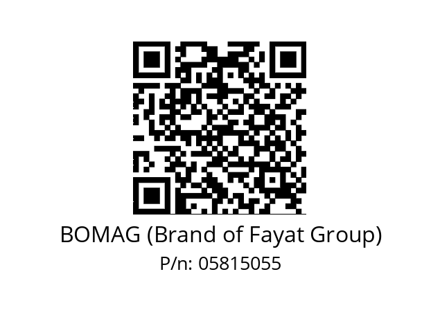   BOMAG (Brand of Fayat Group) 05815055