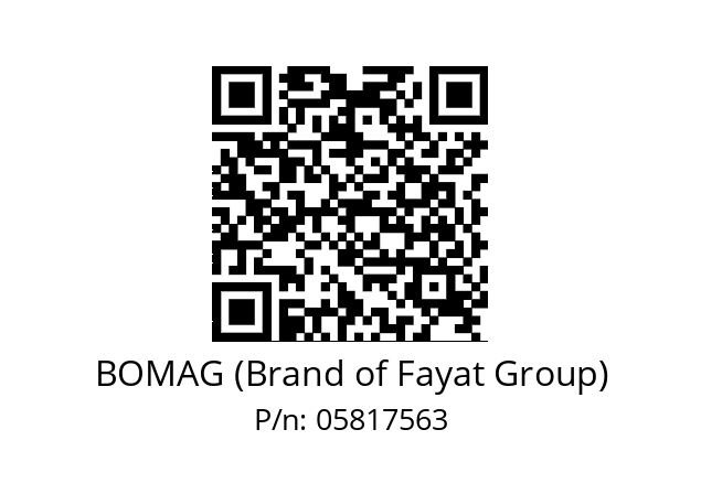   BOMAG (Brand of Fayat Group) 05817563