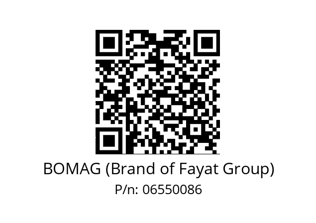   BOMAG (Brand of Fayat Group) 06550086