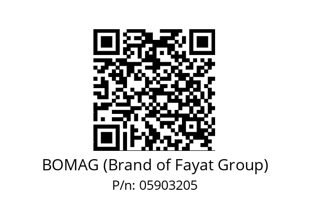   BOMAG (Brand of Fayat Group) 05903205