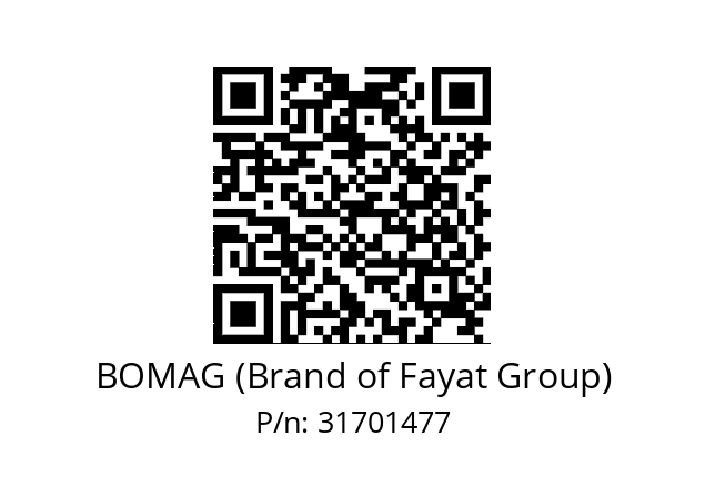   BOMAG (Brand of Fayat Group) 31701477