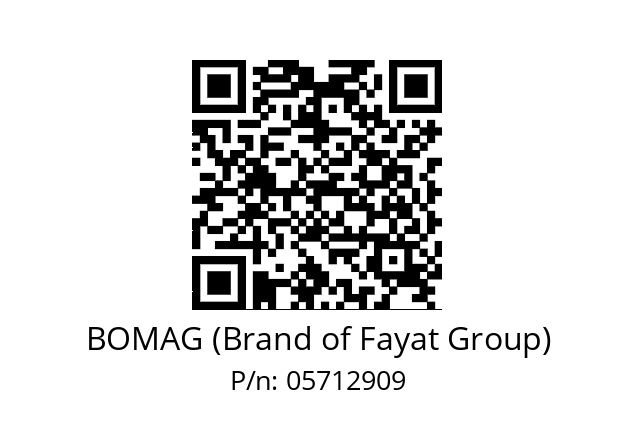   BOMAG (Brand of Fayat Group) 05712909