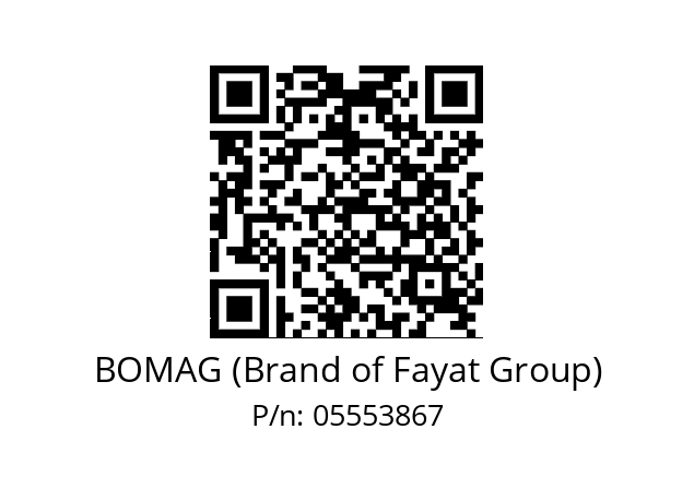   BOMAG (Brand of Fayat Group) 05553867