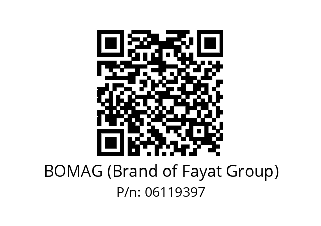   BOMAG (Brand of Fayat Group) 06119397