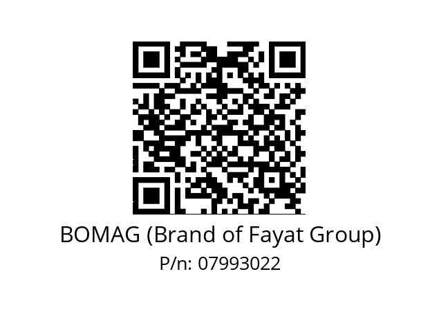   BOMAG (Brand of Fayat Group) 07993022