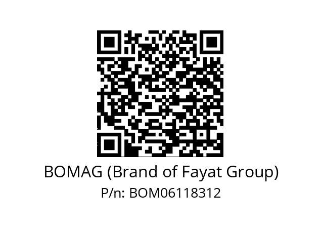   BOMAG (Brand of Fayat Group) BOM06118312