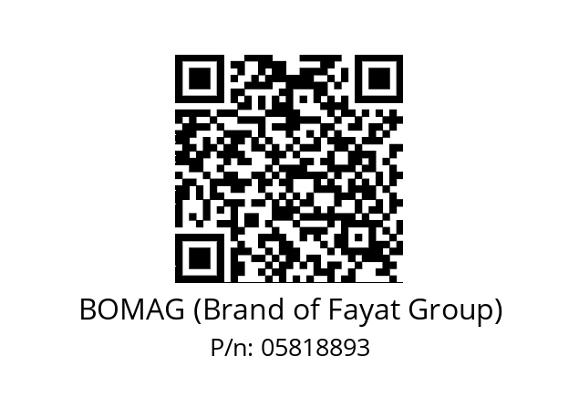   BOMAG (Brand of Fayat Group) 05818893