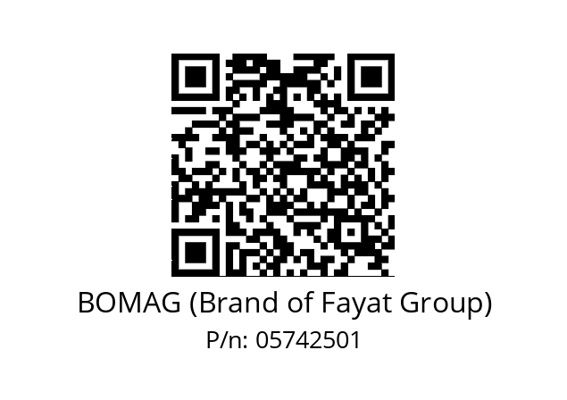   BOMAG (Brand of Fayat Group) 05742501