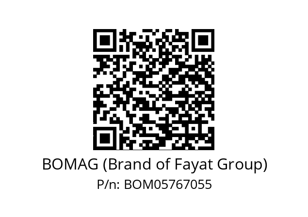   BOMAG (Brand of Fayat Group) BOM05767055