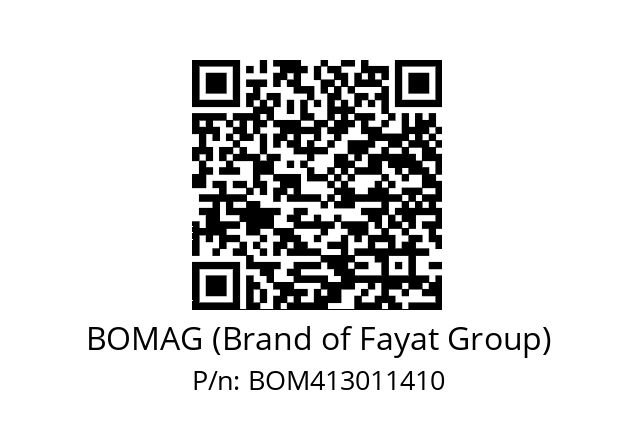   BOMAG (Brand of Fayat Group) BOM413011410