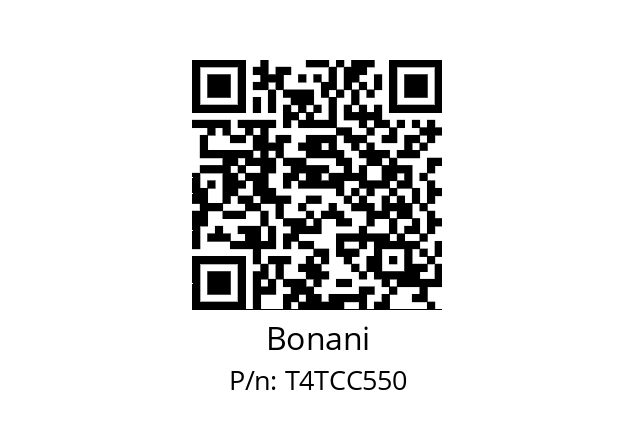   Bonani T4TCC550