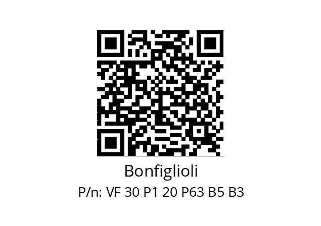   Bonfiglioli VF 30 P1 20 P63 B5 B3