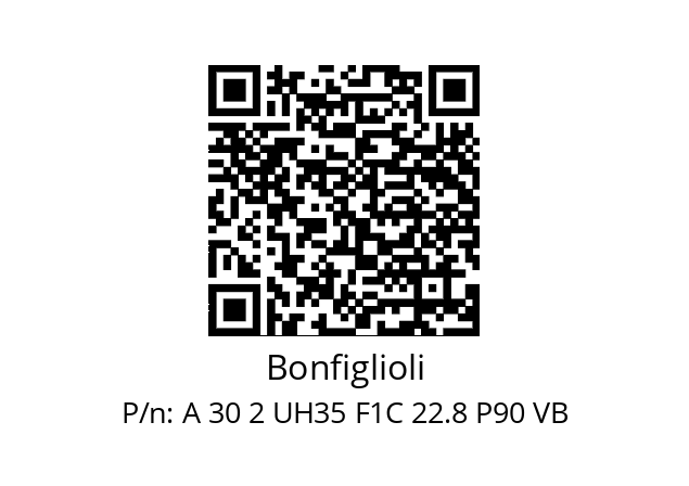   Bonfiglioli A 30 2 UH35 F1C 22.8 P90 VB