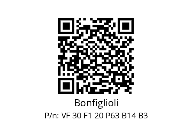   Bonfiglioli VF 30 F1 20 P63 B14 B3