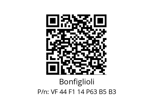   Bonfiglioli VF 44 F1 14 P63 B5 B3