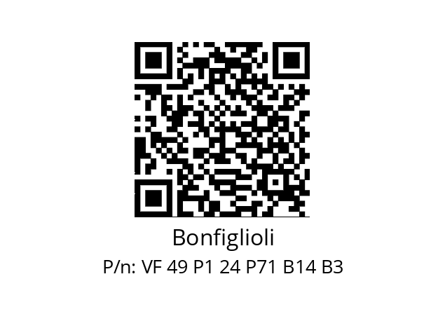   Bonfiglioli VF 49 P1 24 P71 B14 B3