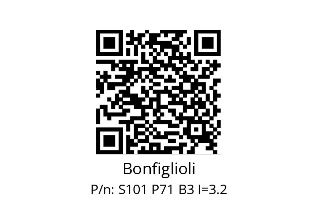   Bonfiglioli S101 P71 B3 I=3.2