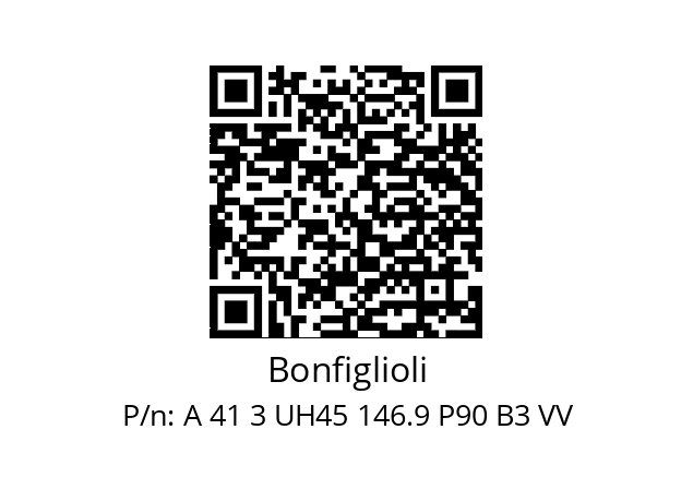   Bonfiglioli A 41 3 UH45 146.9 P90 B3 VV