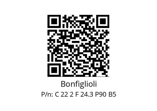   Bonfiglioli C 22 2 F 24.3 P90 B5