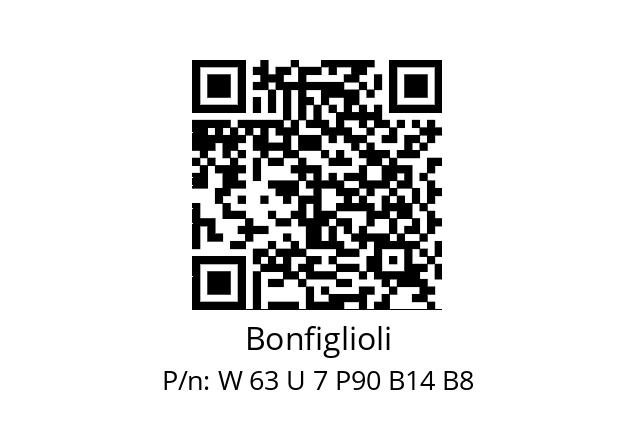   Bonfiglioli W 63 U 7 P90 B14 B8