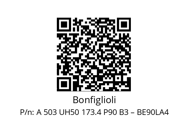   Bonfiglioli A 503 UH50 173.4 P90 B3 – BE90LA4