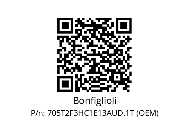   Bonfiglioli 705T2F3HC1E13AUD.1T (OEM)