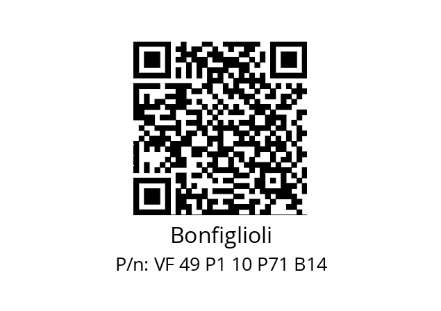   Bonfiglioli VF 49 P1 10 P71 B14