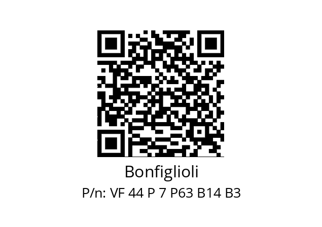   Bonfiglioli VF 44 P 7 P63 B14 B3