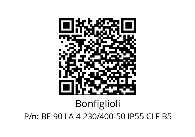   Bonfiglioli BE 90 LA 4 230/400-50 IP55 CLF B5