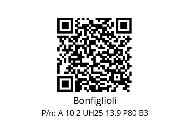   Bonfiglioli A 10 2 UH25 13.9 P80 B3