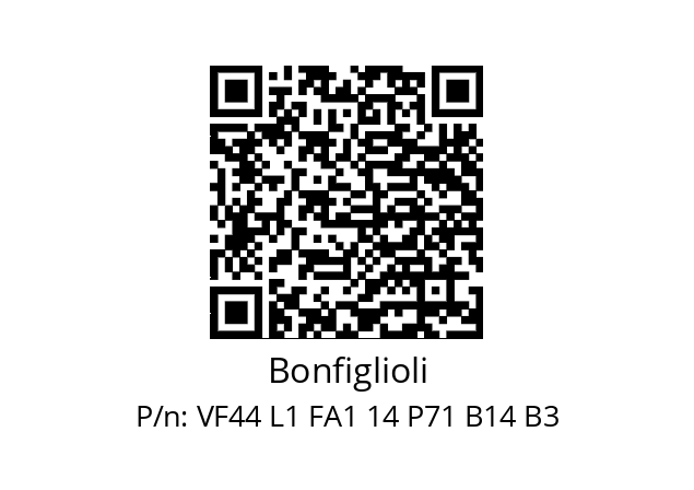   Bonfiglioli VF44 L1 FA1 14 P71 B14 B3