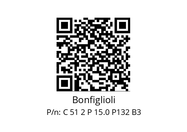   Bonfiglioli C 51 2 P 15.0 P132 B3