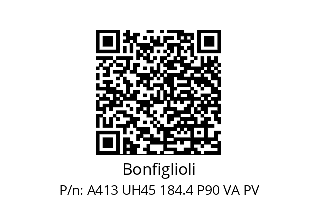   Bonfiglioli A413 UH45 184.4 P90 VA PV