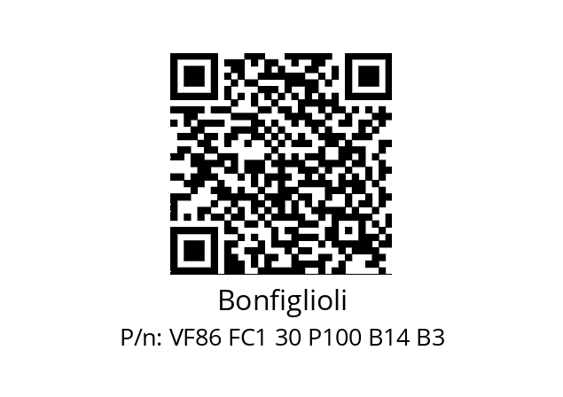   Bonfiglioli VF86 FC1 30 P100 B14 B3