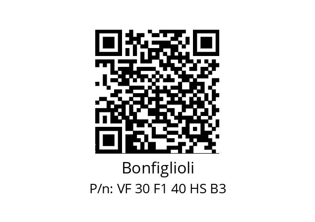   Bonfiglioli VF 30 F1 40 HS B3