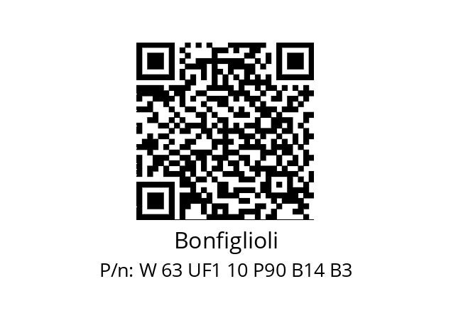   Bonfiglioli W 63 UF1 10 P90 B14 B3