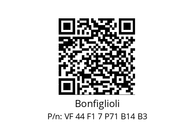   Bonfiglioli VF 44 F1 7 P71 B14 B3