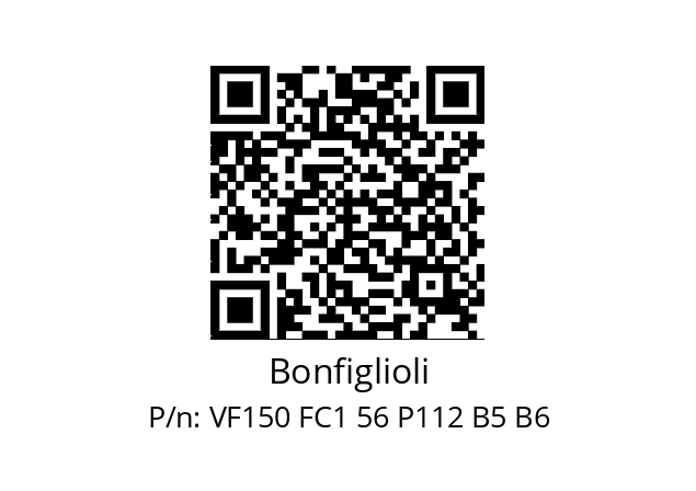   Bonfiglioli VF150 FC1 56 P112 B5 B6