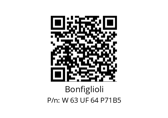   Bonfiglioli W 63 UF 64 P71B5