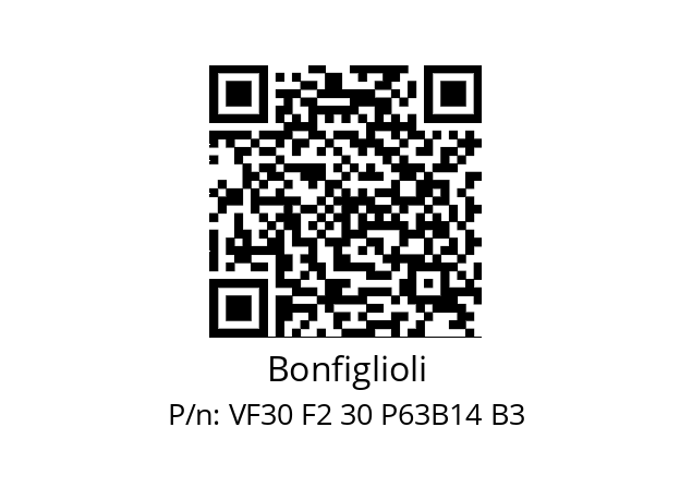   Bonfiglioli VF30 F2 30 P63B14 B3